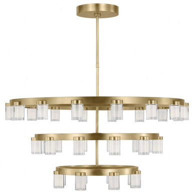 Esfera 36 Light Oversized 3 Tier Chandelier by Visual Comfort Modern - KWCH19627