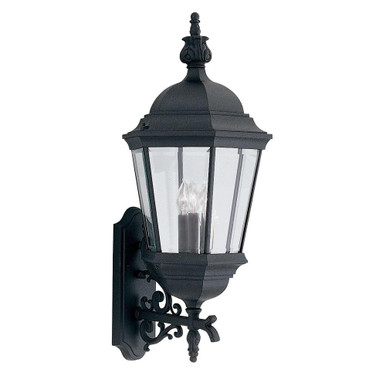 Abbington 3 Light Outdoor Wall Lantern by Designers Fountain - 2952-bk