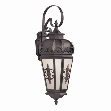 Berkshire 1 Light Outdoor Wall Lantern 30 Inch Tall by Livex - 2193-07