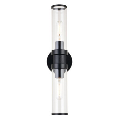 Levitt 2 Light Vanity Light 19.25 Inch Wide by Vaxcel - W0439