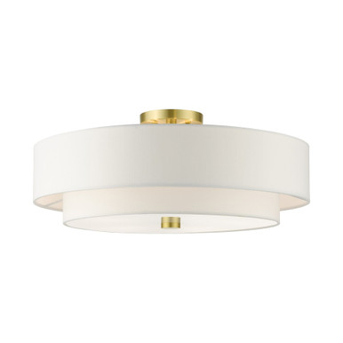 Pleasant Crescent 5 22 Inch Wide Semi Flush Mount by Bailey Street Home - 218-BEL-4363172