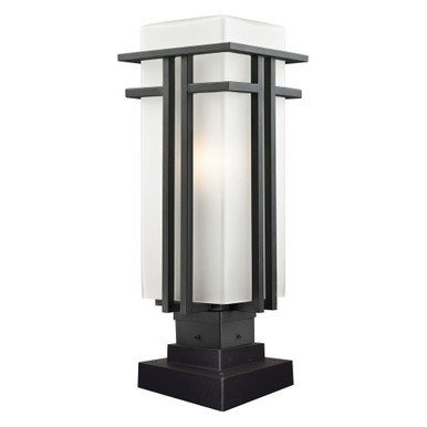 Darlington Heights 1 Light Outdoor Square Pier Mount by BSH - 372-BEL-1288693