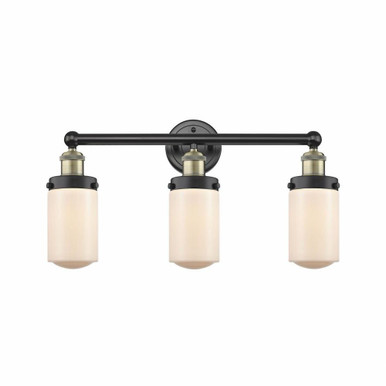 Dover 3 Light Cylinder Vanity Light 24.5 Inch Wide by Innovations - 616-3W-DO