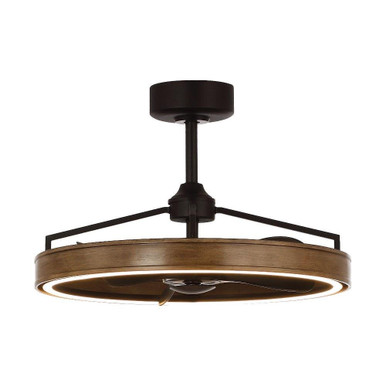 Mumbai 40W 1 LED Fandelier 16.1 Inch Tall X 27.1 Inch Wide by Parrot Uncle - F8274110V