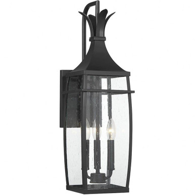 Montpelier 3 Light Outdoor Wall Lantern by Savoy House - 5-765-BK
