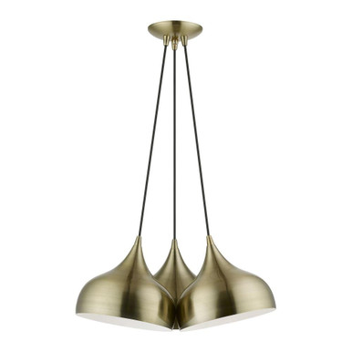 All Saints Vale 3 Light Large Cluster Pendant by Bailey Street Home - 218-BEL-4615465