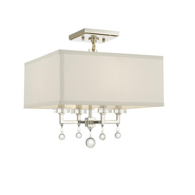 Paxton 4 Light 16 Inch Wide Flush Mount by Crystorama - 8105_CEILING
