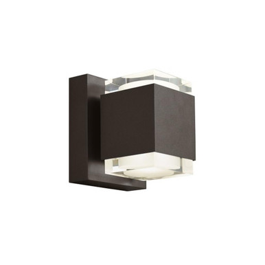 Voto 6 19.9W 1 LED Outdoor Wall Lantern with Surge by Visual Comfort Modern - 700OWVOT8276UDUNVSLFSP