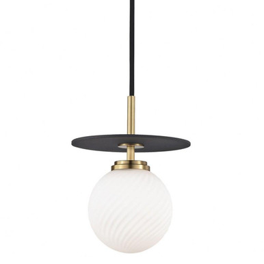 Ellis 4W 1 LED Small Pendant 9.25 Inch Tall by Mitzi - H200701S