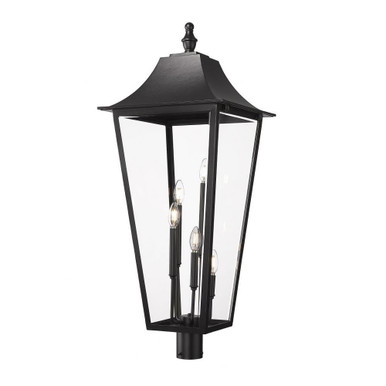 Gannon 5 Light Outdoor Post Mount 40.25 x 16 Inches by Z-Lite - 5008PHXXLR-BK