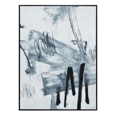 Senso Framed Canvas Art 48 Inch Tall and 36 Inch Wide by Everren - OL2215