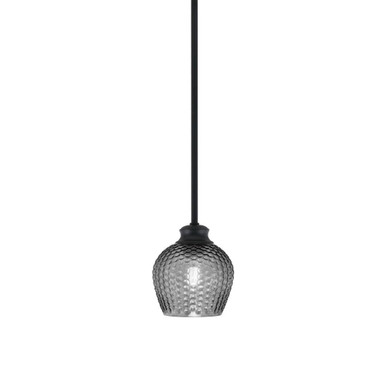 Zola 1 Light Stem Hung Small Pendant 7 Inch Tall by Toltec - 72-7-1