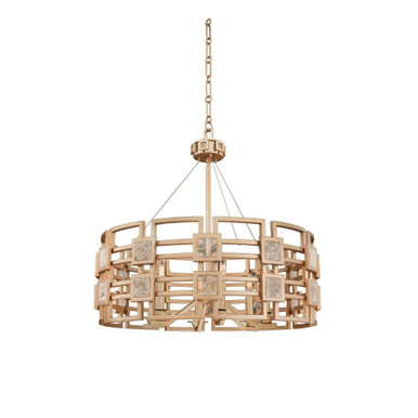Metropolis 6 Light Large Pendant by Kalco - 500651MG