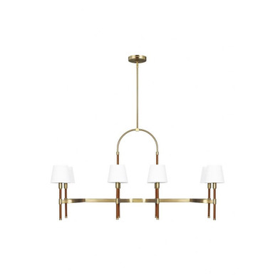 Katie 8 Light Small Linear Chandelier by Visual Comfort Studio - LC1028