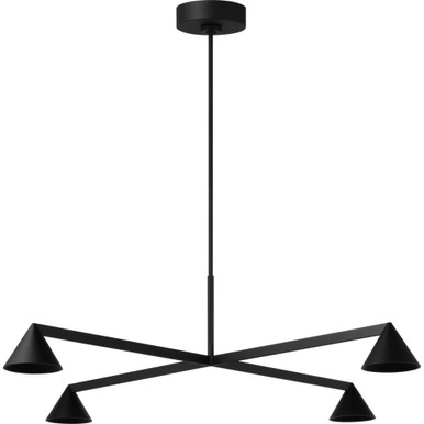Midrand 31.9W 4 LED Chandelier 37.4 Inch Wide by Visual Comfort Modern - SLCH78627B