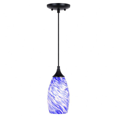 Milano 1 Light Mini Pendant 9.75 Inch Tall by Vaxcel - P0383