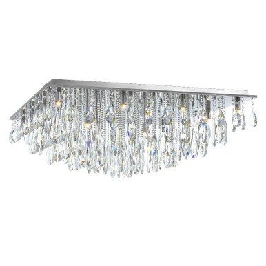 Bianca 20 Light 32 Inch Wide Flush Mount by CWI - 5034C32C-S