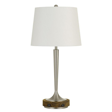 Chester One Light Table Lamp 15 Inches Wide by 28.5 Inches High by Cal  - BO-2778TB