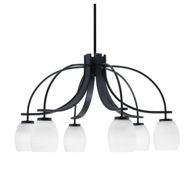 Cavella 6 Light Large Chandelier by Toltec 3926-615 - 3926-615