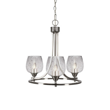 Paramount 3 Light Small Chandelier by Toltec 3403-191925 - 3403-191925