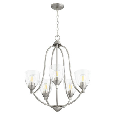 Barkley 5 Light Medium Chandelier by Bailey Street Home 183-BEL-906553 - 183-BEL-906553