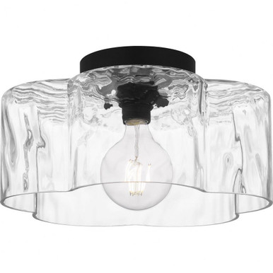Lilly 1 Light 14 Inch Wide Semi Flush Mount by Quoizel - QSF6760