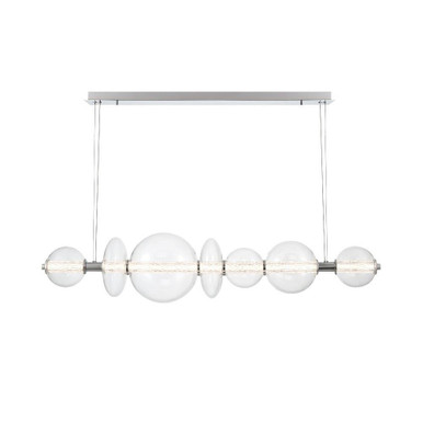 Bracken Heen Close 46W 1LED Linear Chandelier 12 Inch Tall x 12 Inch Wide by BSH - 79-BEL-1363229