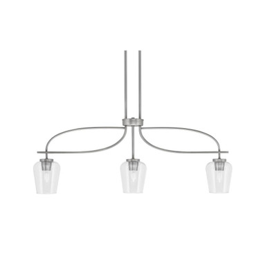 Cavella 3 Light Island Pendant 37.25 Inch Length by Toltec - 3936-210