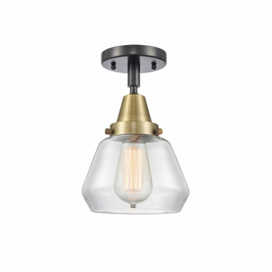 Fulton 1 Light 7 Inch Wide Flush Mount by Innovations - 447-1C-G17