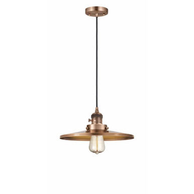 Appalachian 1 Light Medium Pendant 12 Inch Wide by Innovations - 201CSW-MFR-12