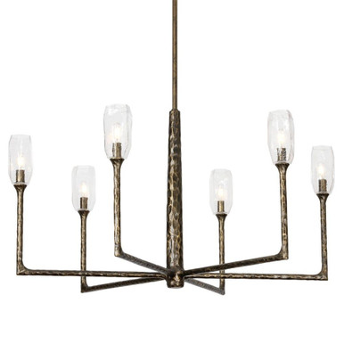 Lyle 6 Light Oversized Chandelier by Troy - F1338-BPG