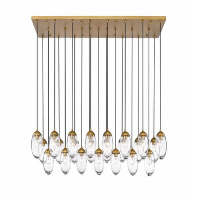Birchfield Covert 23 Light Linear Chandelier 12 x 18 Inches Wide by BSH - 372-BEL-1332932