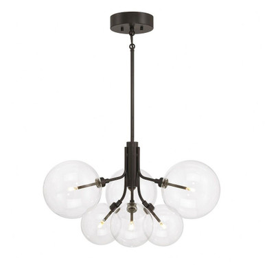 6 Light Large Chandelier by Meridian M100135 - M100135