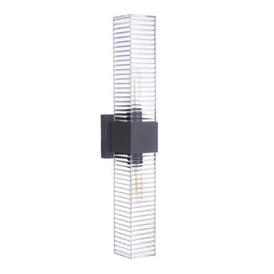 Ridge 2 Light Outdoor Wall Lantern 24 Inch Tall by Craftmade - ZA4510