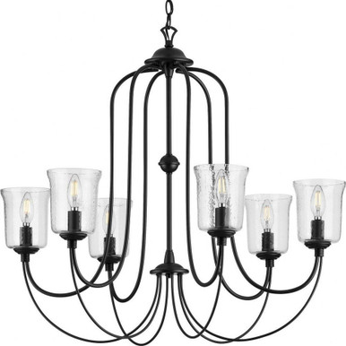 Bowman 6 Light Large Chandelier by Progress - P400195