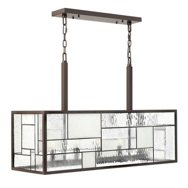Mondrian 5 Light Oversized Chandelier by Hinkley - 4575KZ