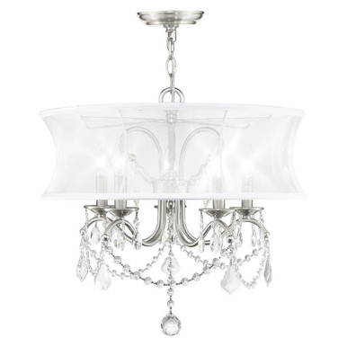 Newcastle 5 Light Small Chandelier by Livex - 6305