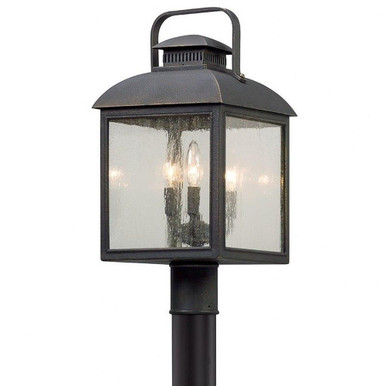 Chamberlain 3 Light Outdoor Post Mount 20 x 10 Inches by Troy - P5085-VBZ
