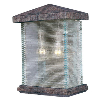 Triumph Vx 2 Light Outdoor Wall Lantern by Maxim - 48734CLET