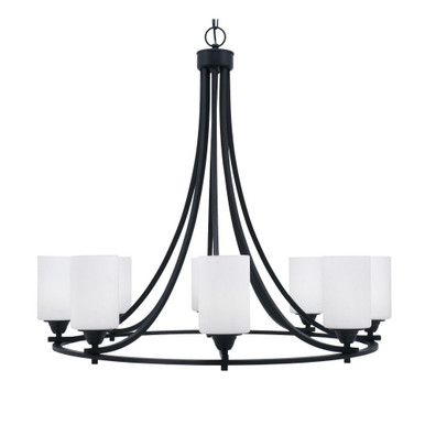 Paramount 8 Light Large Chandelier by Toltec 3408-BN-310 - 3408-BN-310