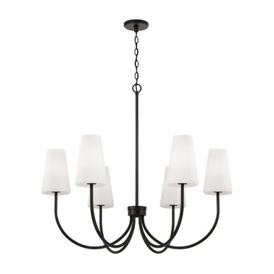 Maidens Road 6 Light Chandelier 33.25 Inch Tall and 37.25 Inch Wide by BSH - 309-BEL-1365279