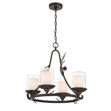 Ponderosa Ridge 4 Light Medium Chandelier By Minka Lavery - 2754-694