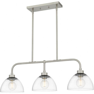 Halsey 3 Light Oversized Linear Pendant by Quoizel - HLY336BN