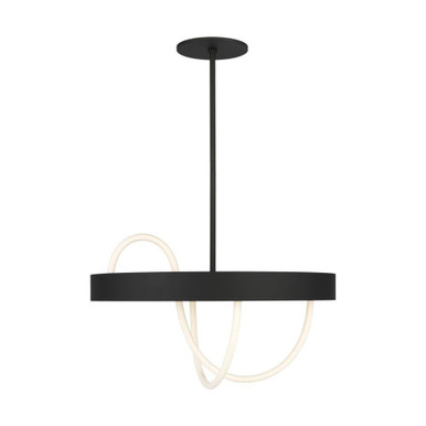 Uneri 33.9W 2 LED Chandelier 28.3 Inch Wide by Visual Comfort Modern - SLCH84027B