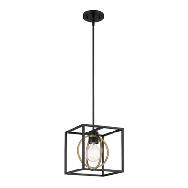 Kew Gardens 1 Light Small Convertible Pendant by Designers Fountain - D276M-8P-MB
