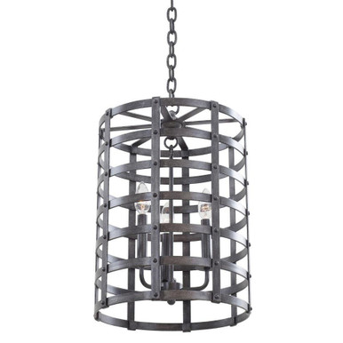 Townsend 3 Light Medium Medium Pendant by Kalco - 7403VI