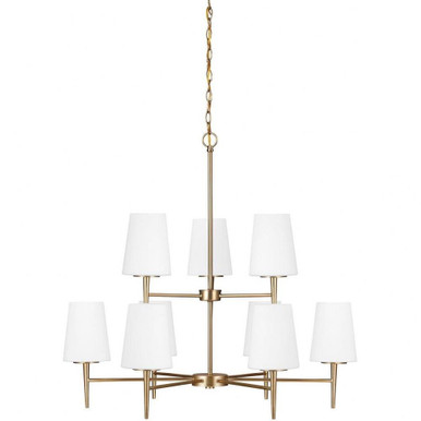 Contemporary Nine Light Chandelier - 73-BEL-1001704