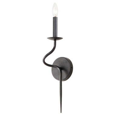 Padrona 1 Light Candle Style Wall Sconce by Maxim - 27701BO