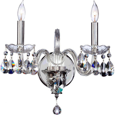 Fern Villas 2 Light Candle Style Wall Sconce by Bailey Street Home - 183-BEL-600883
