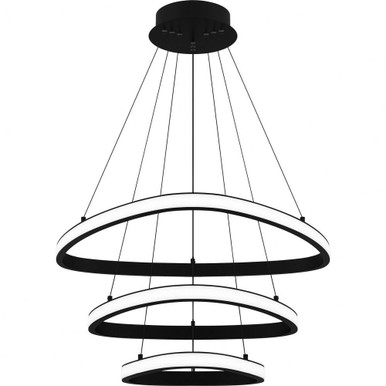 Bardot LED Light Large Pendant by Quoizel - PCBDO2827MBK